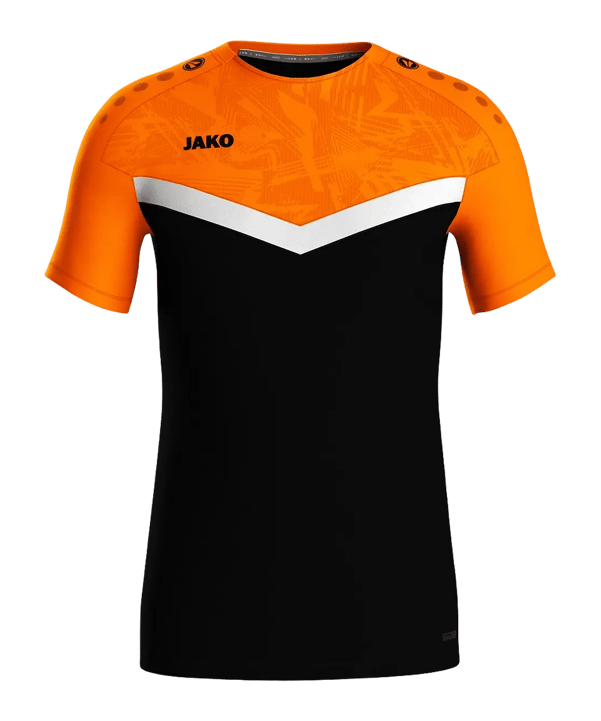 JAKO Iconic T-Shirt Schwarz Orange F807