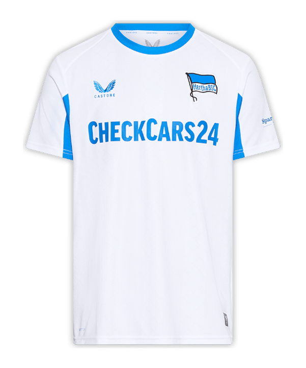 Castore Hertha BSC Berlin Auth. Trikot Auswärts 2025/2026 Weiß - weiss