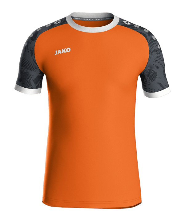 JAKO Iconic Trikot Orange Schwarz F351