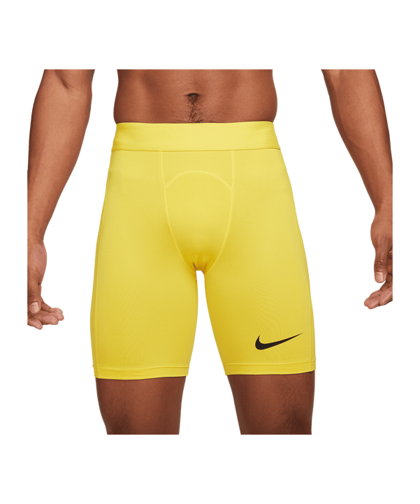 Nike Pro Strike Short Gelb Schwarz F719 - gelb