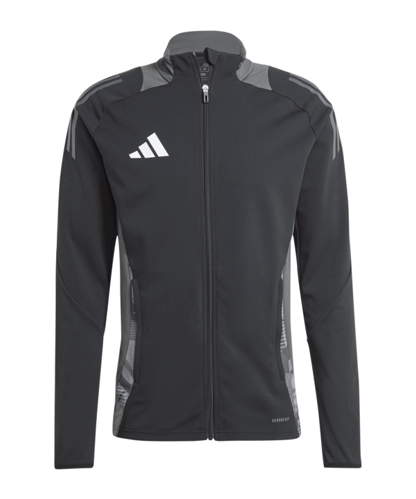 adidas Tiro 24 Competition Trainingsjacke |  Schwarz Grau - schwarz