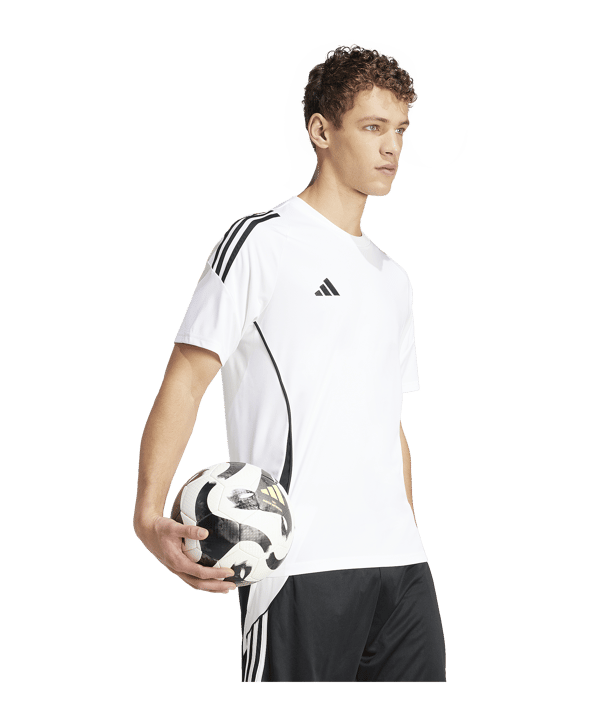 adidas Tiro 24 Trikot Weiss Schwarz - weiss