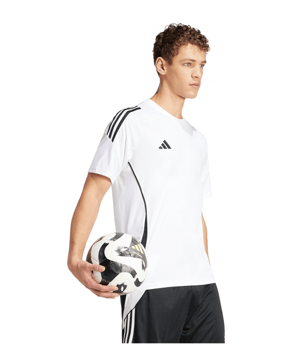 adidas Tiro 24 Trikot Weiss Schwarz - weiss
