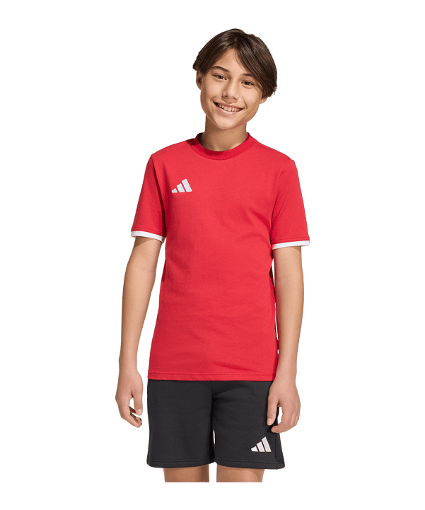 adidas Entrada 26 Trainingsshirt Kids Rot 