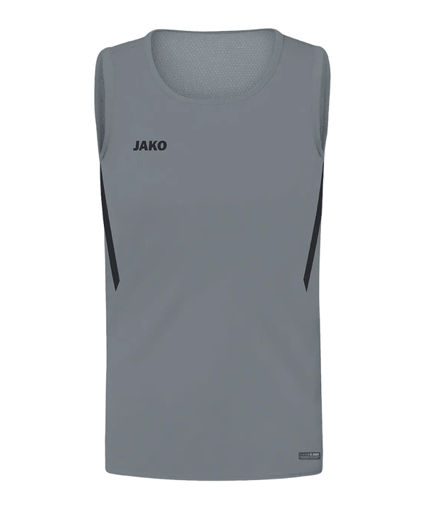 JAKO Challenge Tanktop Kids Grau Schwarz F841