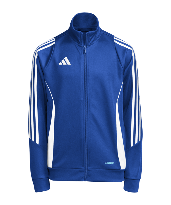 adidas Tiro 24 Trainingsjacke Kids Blau Weiss