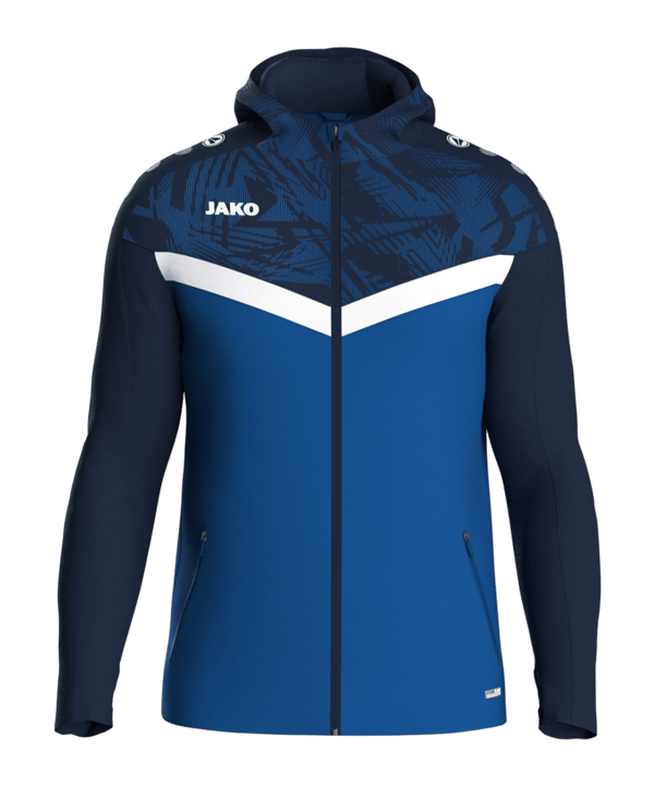 JAKO Iconic Kapuzenjacke Kids Blau F403