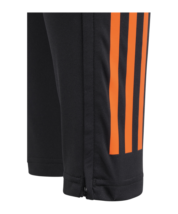 adidas Tiro 24 Competition Trainingshose Kids Schwarz Rot - schwarz
