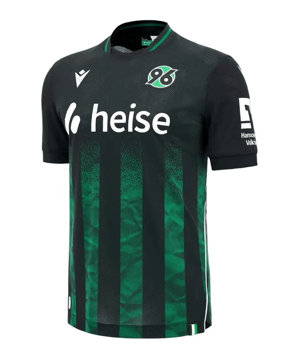 Macron Hannover 96 Authentic Trikot Away 2026/2027 Schwarz - schwarz