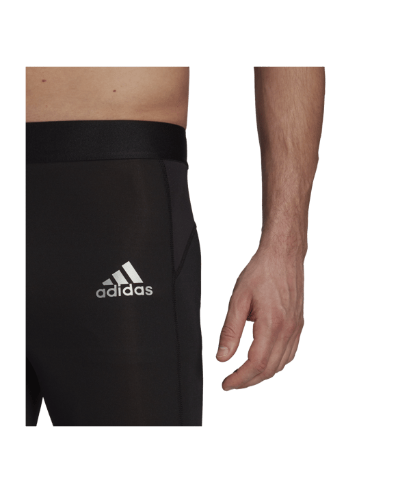 adidas Techfit Tight Schwarz - schwarz