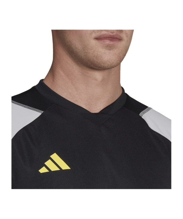 adidas Tiro 23 Competition Trikot Schwarz Grau - schwarz
