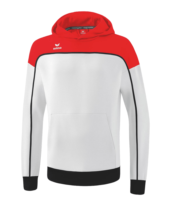 Erima Change by Hoody Weiss Rot
