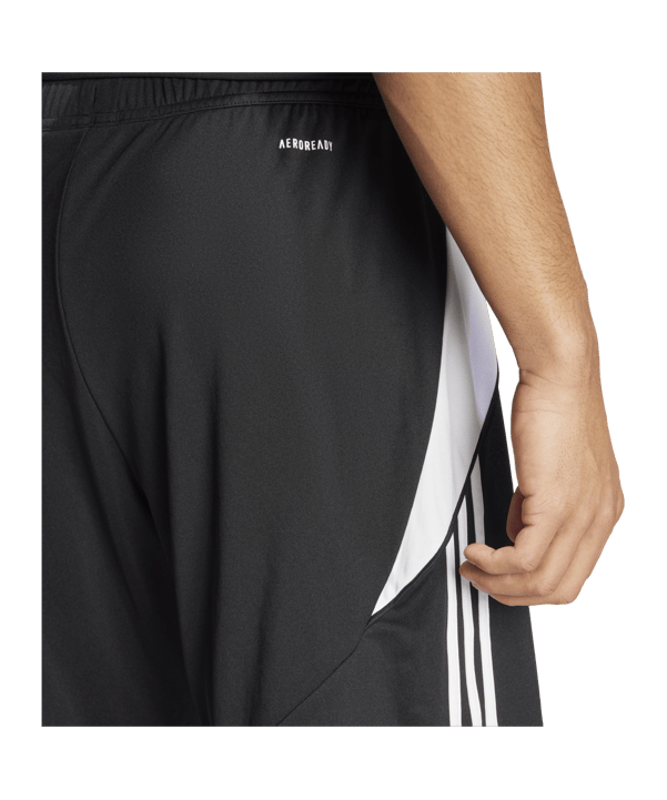 adidas Tiro 24 2in1 Short Schwarz Weiss - schwarz