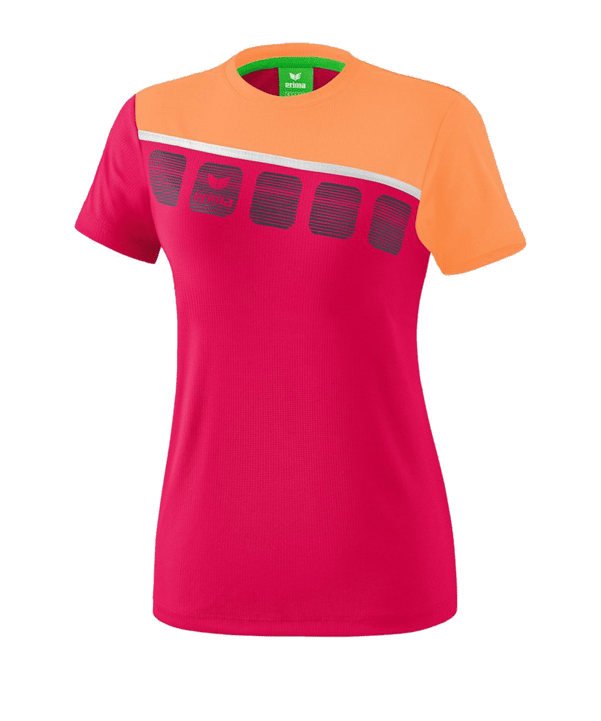 Erima 5-C T-Shirt Damen Pink Orange | - pink
