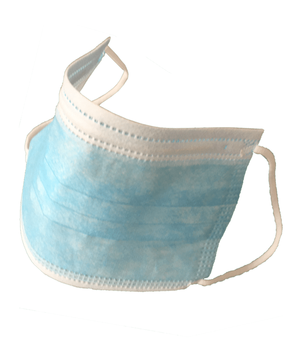 FMK OP Einweg-Masken 3-lagig 10er Pack Blau Weiss - blau