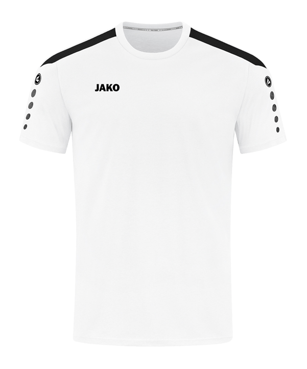 JAKO Power T-Shirt Damen Weiss Schwarz F000 - weiss