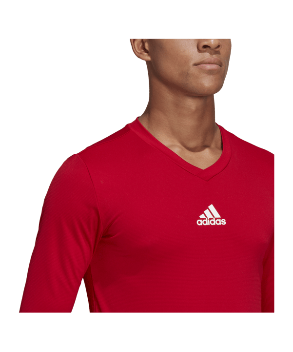 adidas Team Base Top langarm Rot - rot