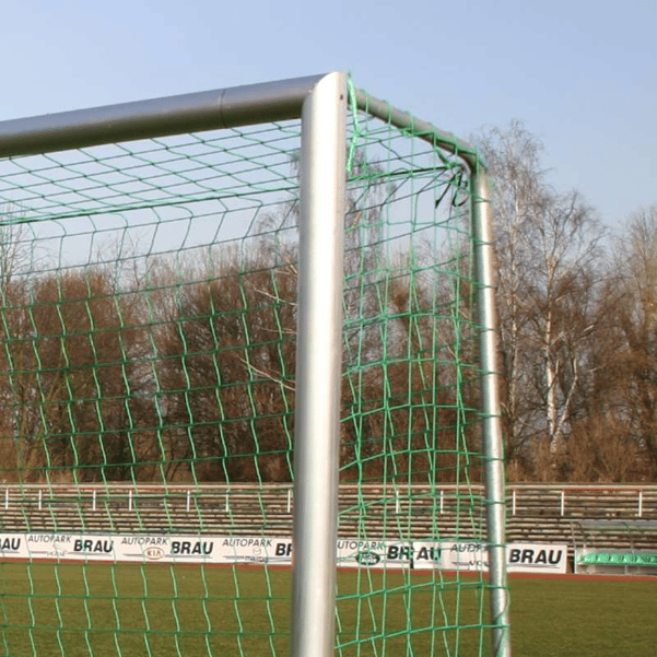 Jugendtore Standard 5x2m eckverschweißt Ovalprofil | - silber