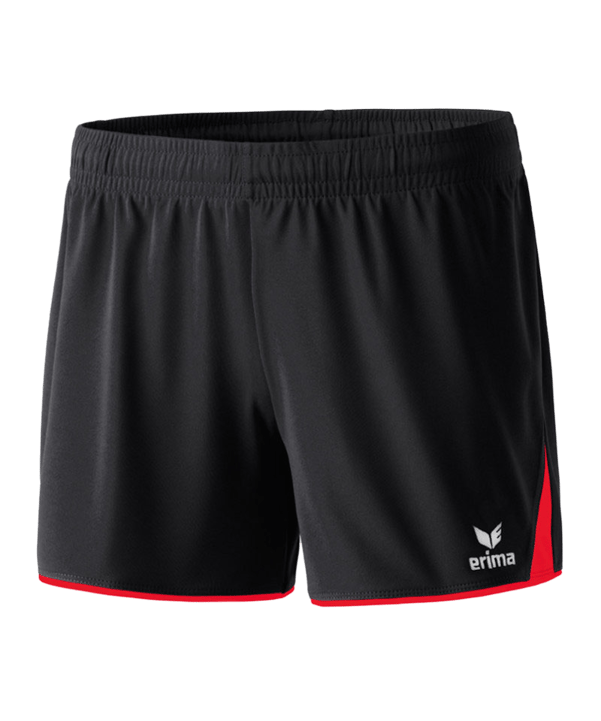 Erima 5-Cubes Short Damen Schwarz Rot - schwarz