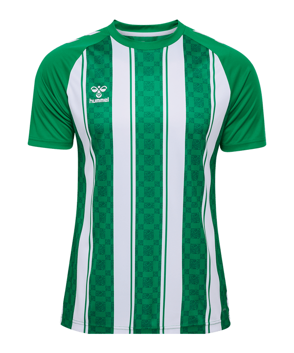 Hummel Match Striped Trikot Grün F6129 