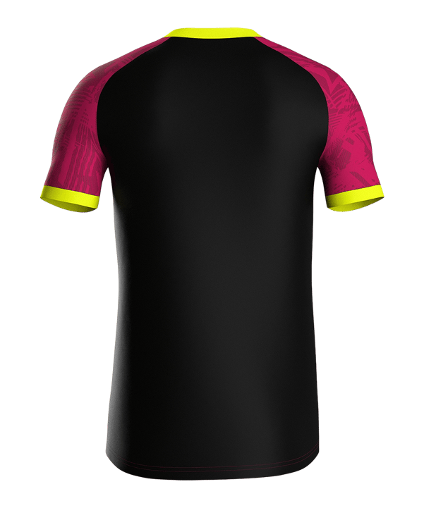 JAKO Iconic Trikot Kids Schwarz Pink Gelb F805 | - schwarz