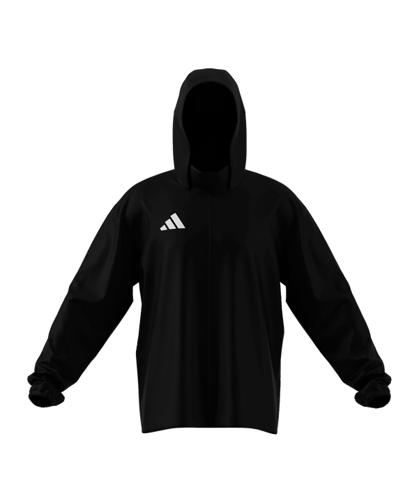 adidas Entrada 26 Regenjacke Schwarz 