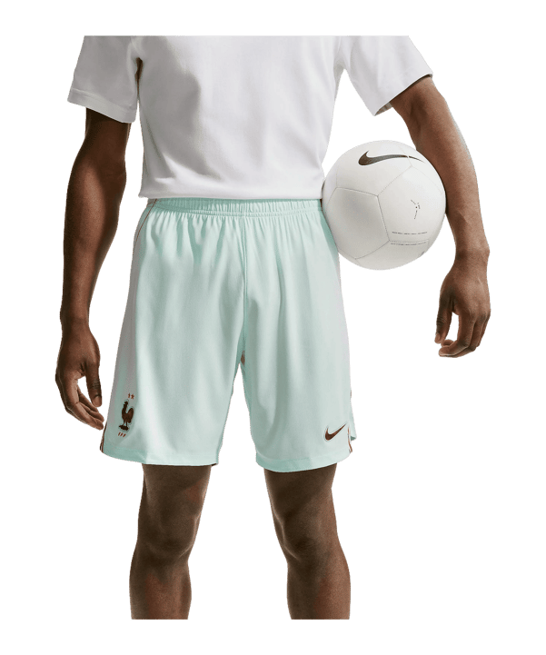 Nike FFF Frankreich Short Away WM 2026 Grün F394 - gruen