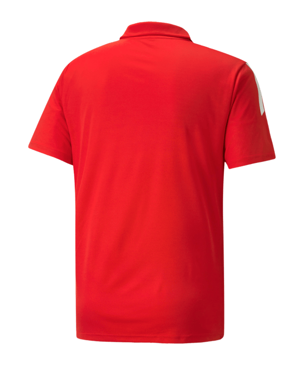 PUMA teamLIGA Sideline Polo Rot Weiss F01 - rot