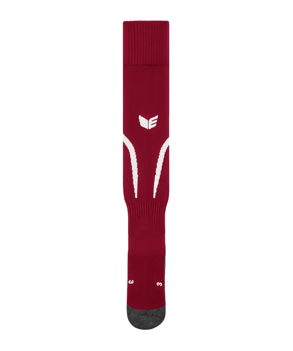 Erima Tanaro Stutzenstrumpf Dunkelrot Weiss - rot
