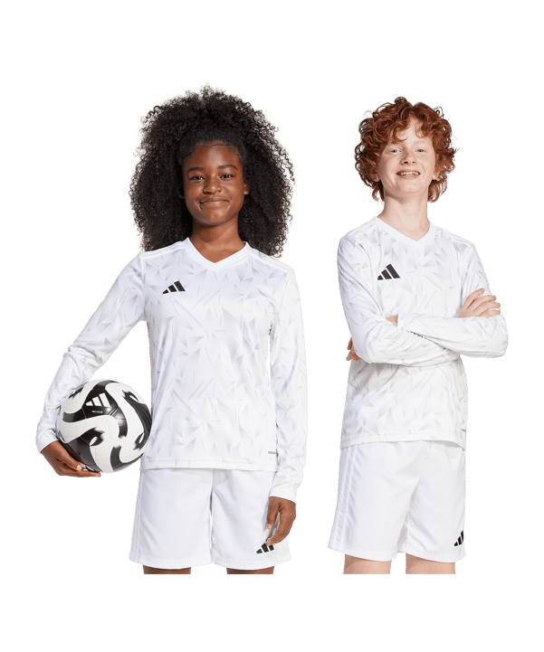 adidas Team Icon 25 Trikot Kids Weiß - weiss