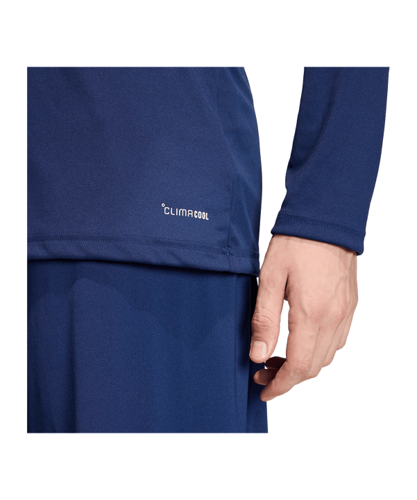 adidas Entrada 26 Trikot Langarm Dunkelblau - weiss
