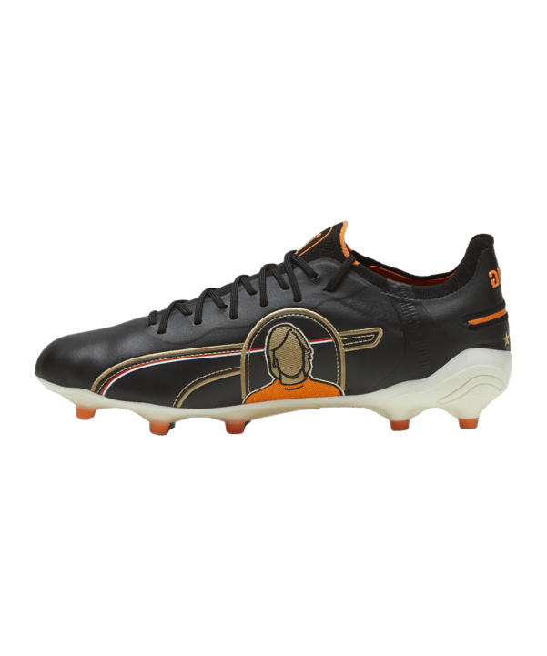 PUMA KING Ultimate Cruyff FG/AG Schwarz Weiss F01 - schwarz
