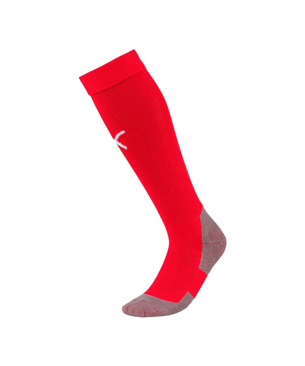 PUMA LIGA Socks Core Stutzenstrumpf Rot Weiss F01 - rot