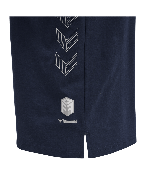 Hummel Move Grid T-Shirt Blau F7026 - blau