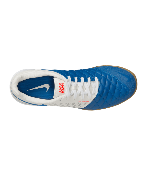 Nike Lunar Gato II IC Beige Weiss Braun F100 - weiss