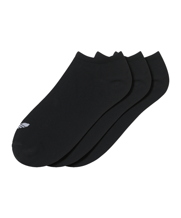 adidas Trefoil Liner Kurzsocken 3er Pack Schwarz