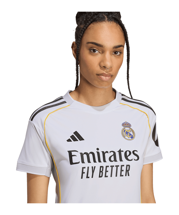 adidas Real Madrid Trikot Home 2025/2026 Damen Weiß - weiss