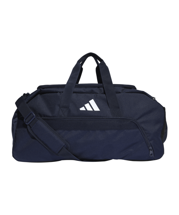 adidas Tiro League Duffel Bag Gr. M Blau Schwarz