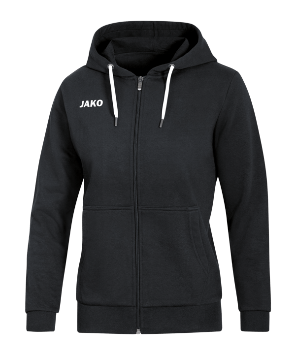 JAKO Base Kapuzenjacke Damen Schwarz F08