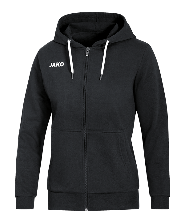 JAKO Base Kapuzenjacke Damen Schwarz F08