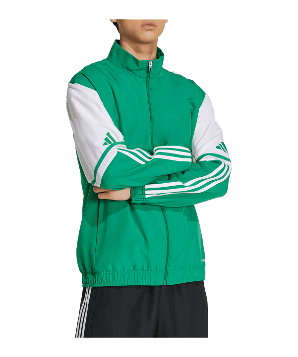 adidas Squadra 25 Präsentationsjacke Grün | - gruen