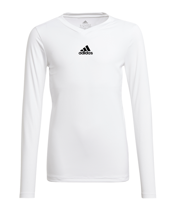 adidas Team Base Top langarm Kids Weiss - weiss