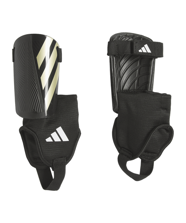 adidas Tiro MTC Schienbeinschoner Kids Schwarz Gold Weiss - schwarz