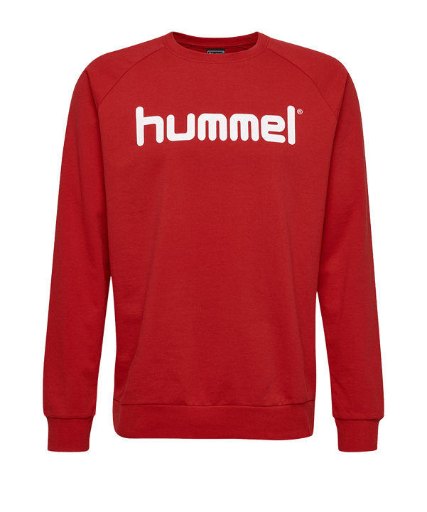 Hummel Cotton Logo Sweatshirt F3062 | rot - rot