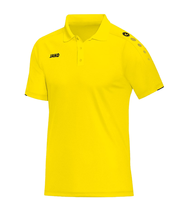 JAKO Classico Poloshirt Gelb F03