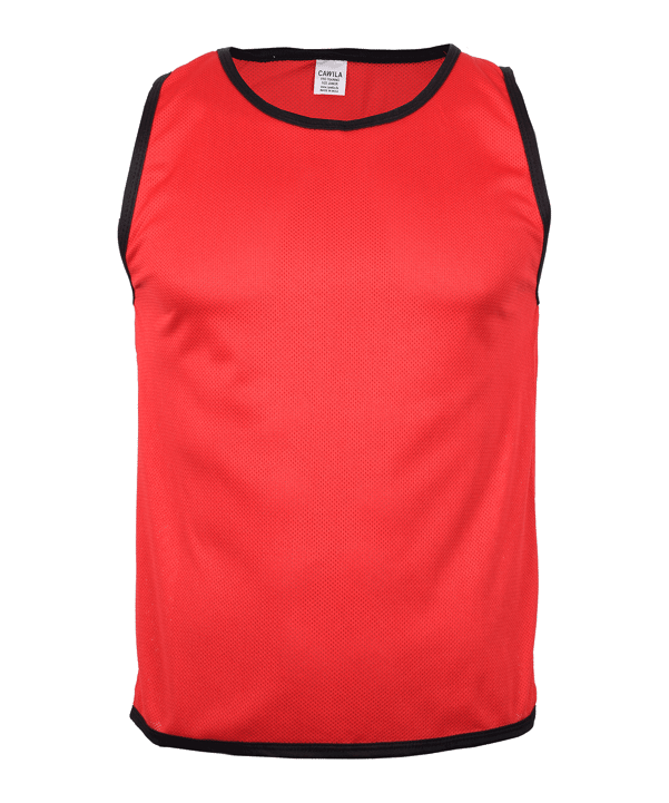 Cawila Trainingsleibchen Academy 3er Set Kids Rot | - rot