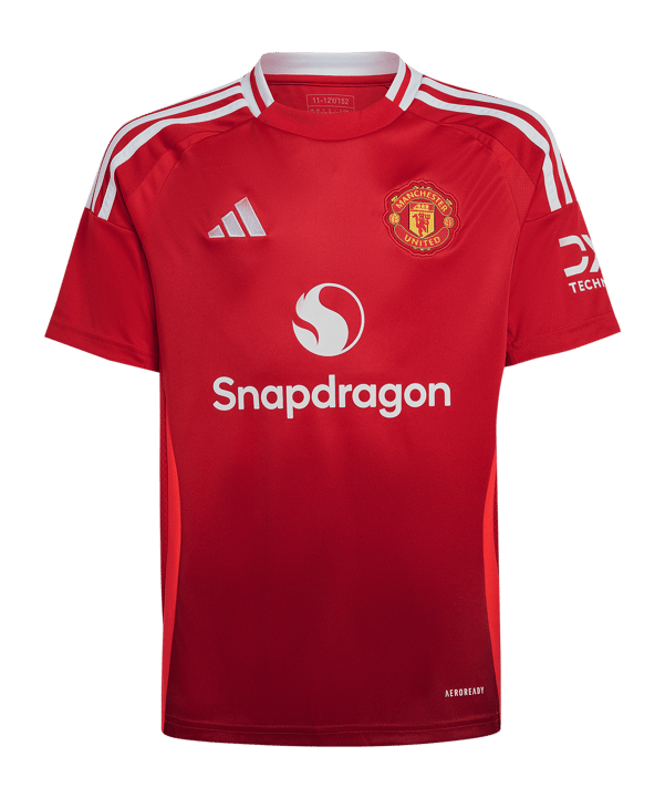 adidas Manchester United Trikot Home 2024/2025 Kids Rot - rot