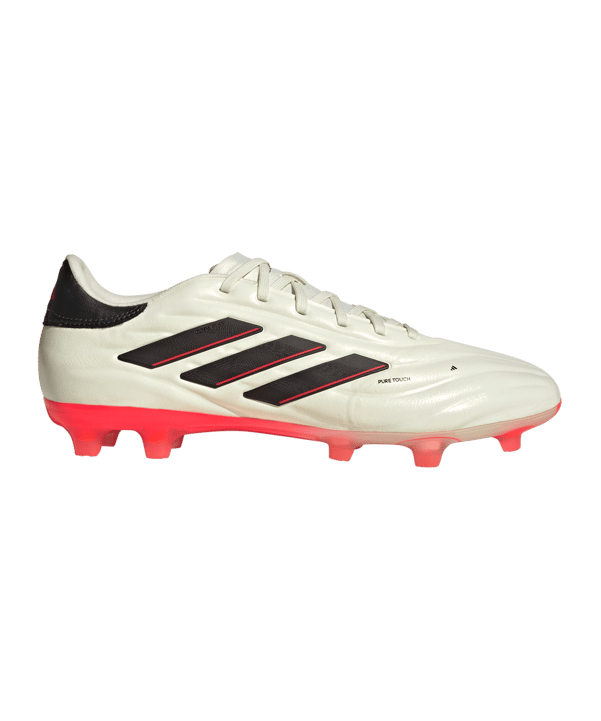 adidas COPA Pure 2 Pro FG Solar Energy Weiss Schwarz Rot - weiss