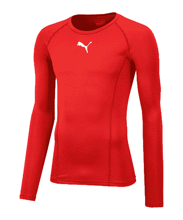 PUMA LIGA Baselayer Longsleeve Rot F01