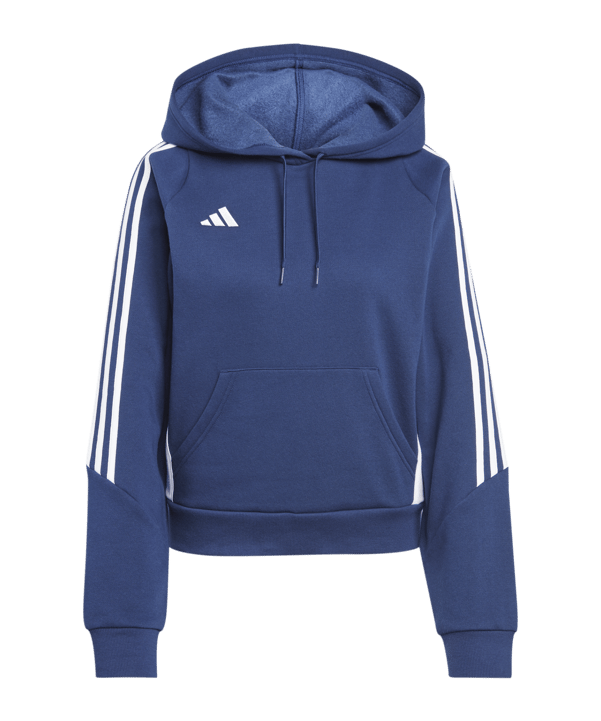 adidas Tiro 24 Hoody Damen Blau Weiss